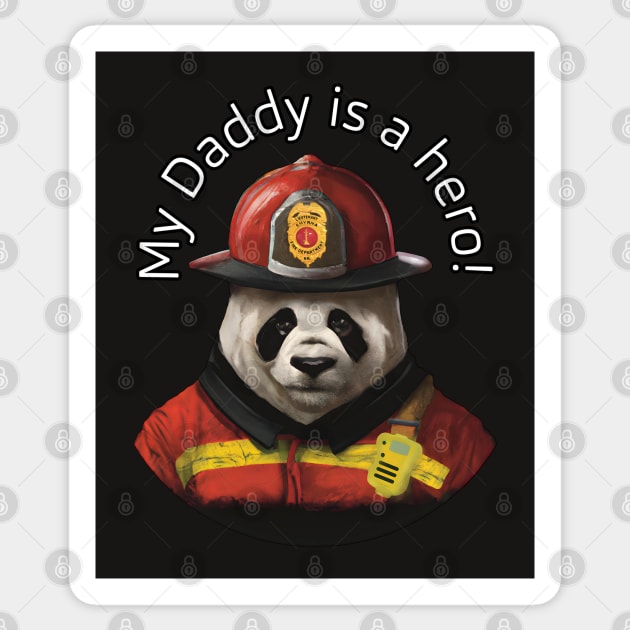 My Daddy is a Hero Sticker by FlippinTurtles